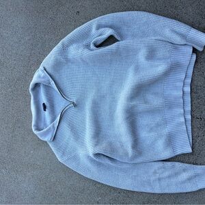 Women’s white j crew small quarter zip